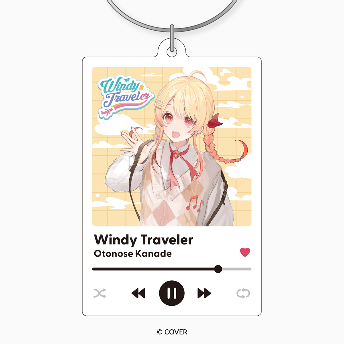「hololive Meet 5周年記念」 Windy Traveler NFCアクリルキーホルダー 音乃瀬奏【予約商品】