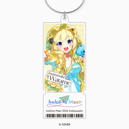「hololive Meet 2026」アクリルチケットキーホルダー 角巻わため【予約商品】