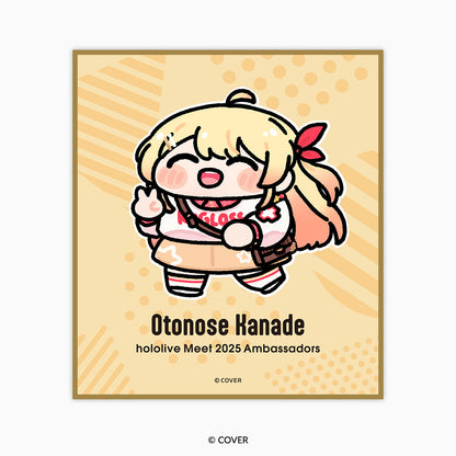 「hololive Meet 2025」ちびイラスト トレーディングミニ色紙（6種）コンプリートセット