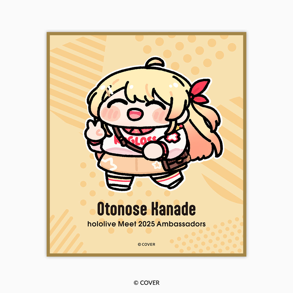 「hololive Meet 2025」ちびイラスト トレーディングミニ色紙（6種）【予約商品】