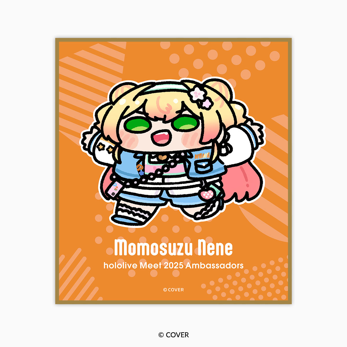 「hololive Meet 2025」ちびイラスト トレーディングミニ色紙（6種）コンプリートセット