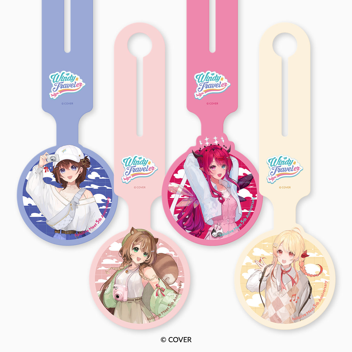 「hololive Meet 5周年記念」 Windy Traveler ラゲッジタグ IRyS【予約商品】