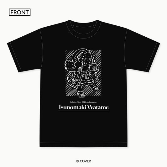 「hololive Meet 2026」 デフォルメイラストTシャツ 角巻わため【予約商品】