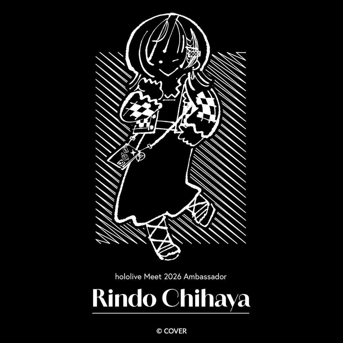 「hololive Meet 2026」 デフォルメイラストTシャツ 輪堂千速【予約商品】