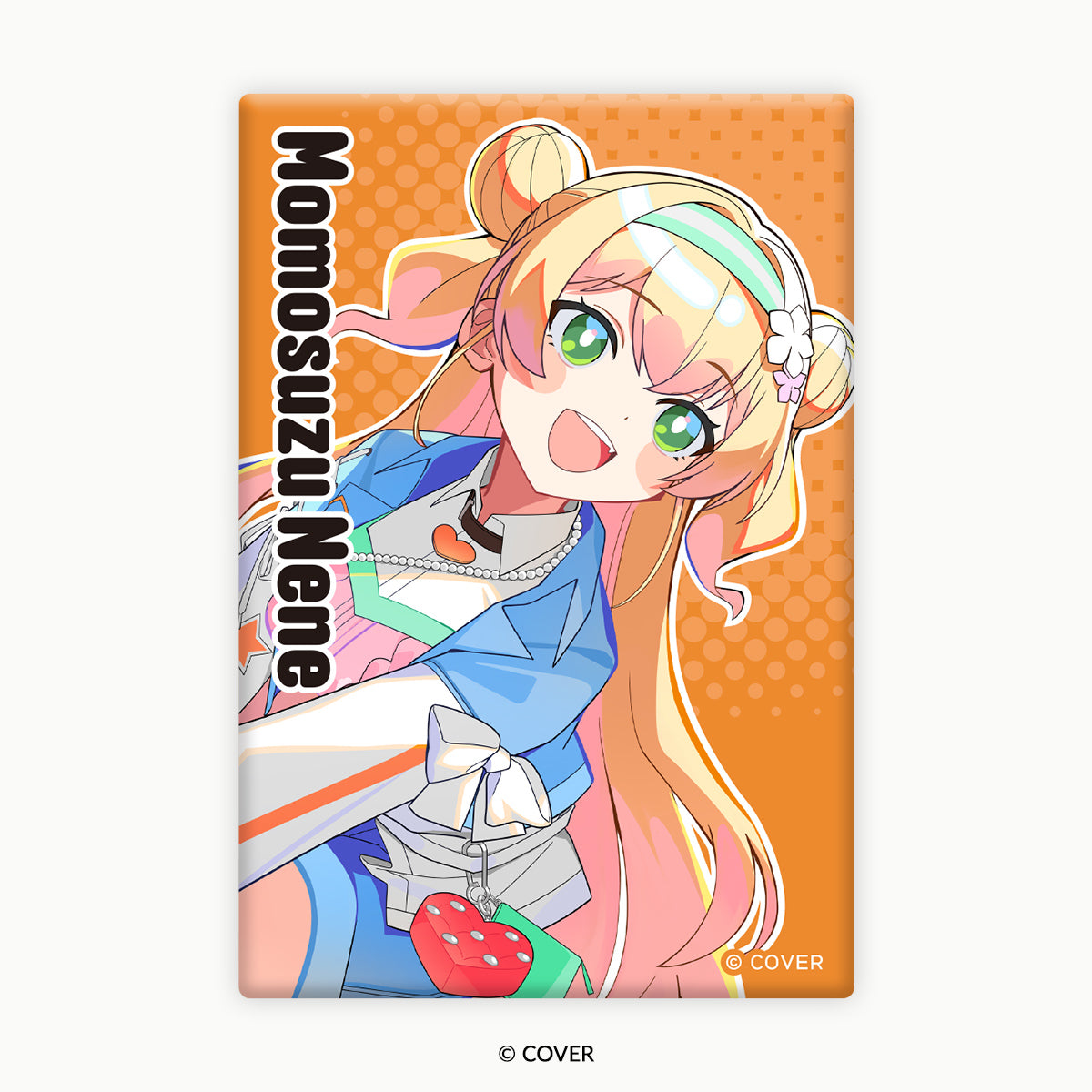 桃鈴ねね　ホロライブ　hololive meet 台北　特典 hololive Meet 2025」スクエア缶マグネット 桃鈴ねね - Tokyo Otaku Mode