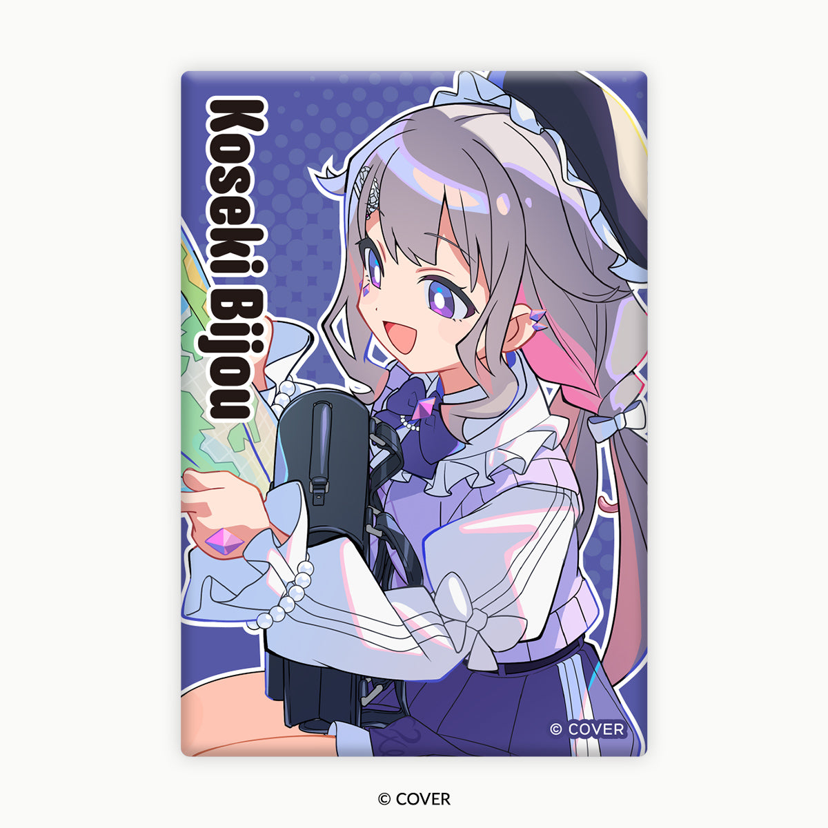 「hololive Meet 2025」スクエア缶マグネット　古石ビジュー