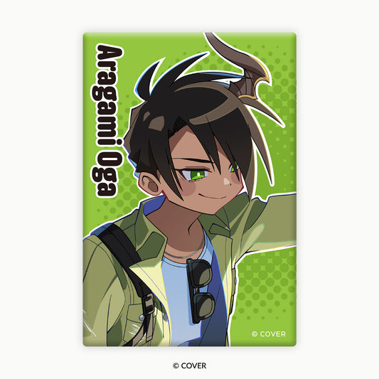 「hololive Meet 2025」スクエア缶マグネット　荒咬オウガ