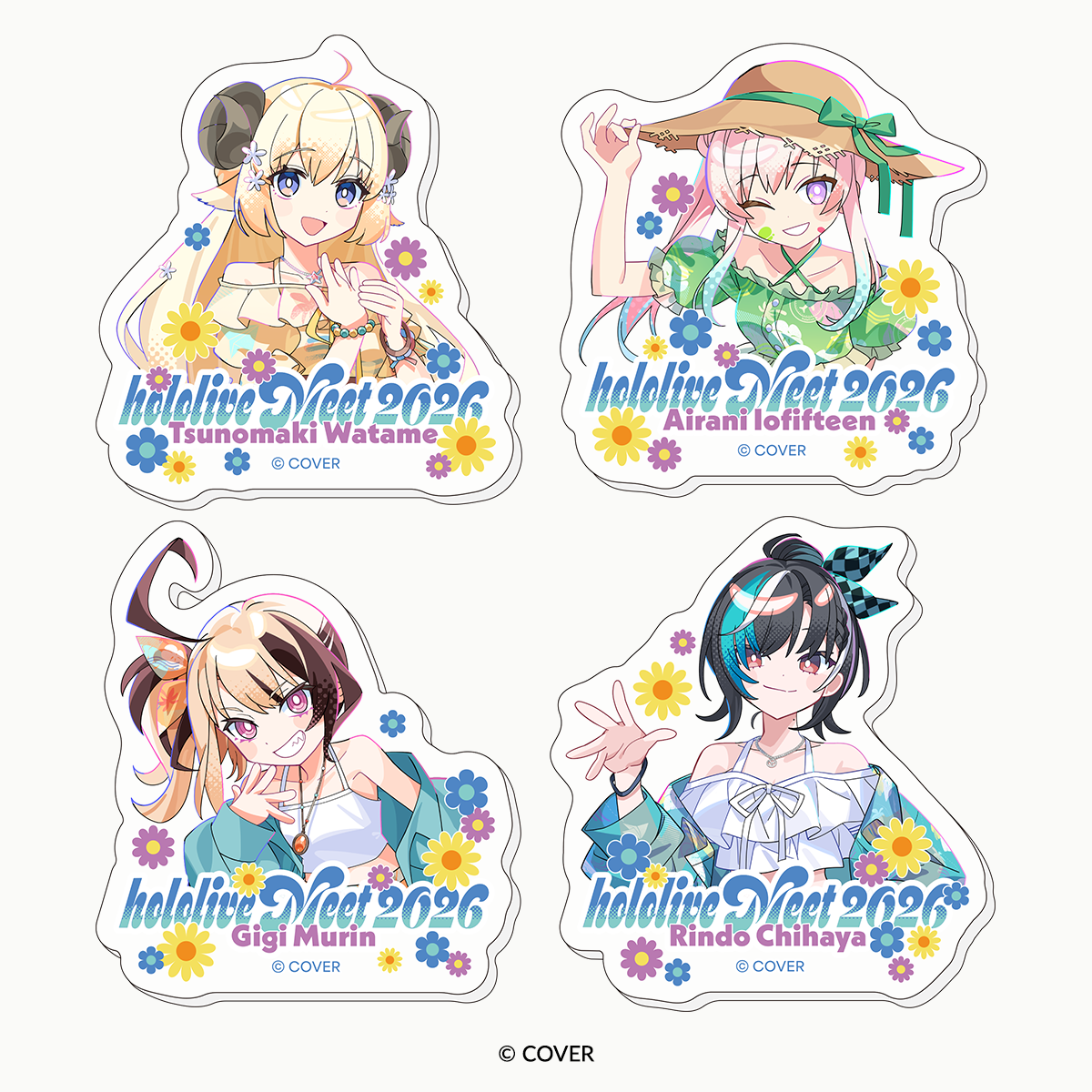 「hololive Meet 2026」 2ndビジュアル アクリルダイカットマグネット ジジ・ムリン【予約商品】