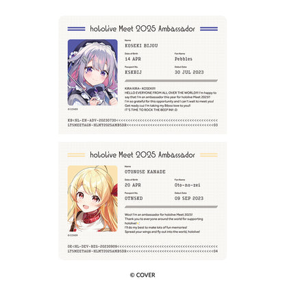 「hololive Meet 2025」パスポート型ノート