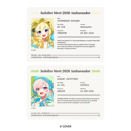「hololive Meet 2026」パスポート型ノート