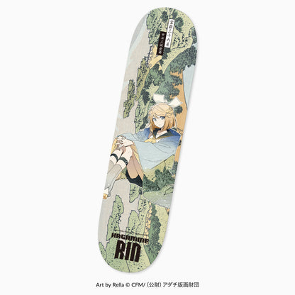 初音ミク×葛飾北斎 Rella グラフィックスケートボード 鏡音リン【予約商品】