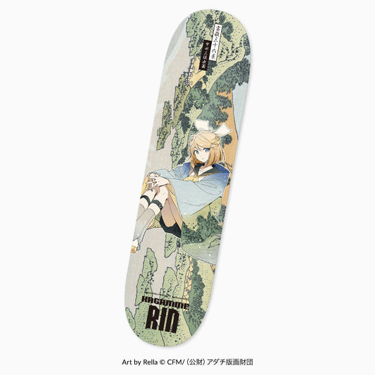 初音ミク×葛飾北斎 Rella グラフィックスケートボード 鏡音リン【予約商品】
