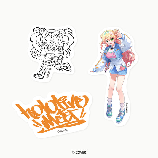 「hololive Meet 2025」ステッカーセット　桃鈴ねね【予約商品】