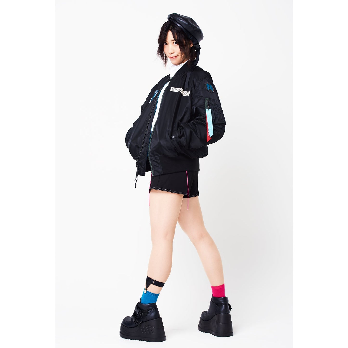 初音ミクｘ ALPHA INDUSTRIES　〜LAMロックシンガー Ver.　限定MA-1ジャケット