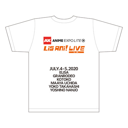 【予約商品】Anime Expo Lite ×リスアニ！LIVE L.A. Tシャツ A