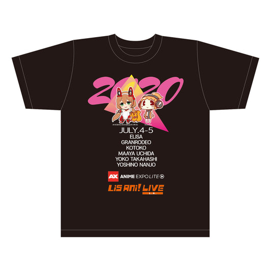【予約商品】Anime Expo Lite ×リスアニ！LIVE L.A. Tシャツ E