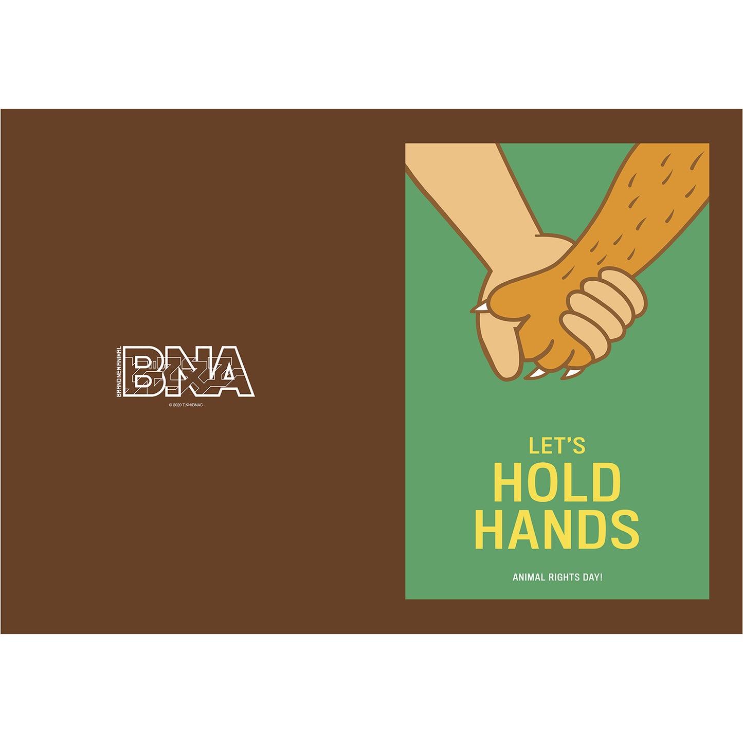 BNA クリアファイル LET'S HOLD HANDS