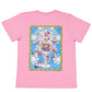 駕籠真太郎 Tシャツ ピンク