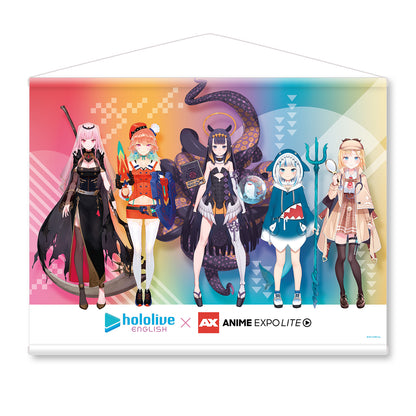 hololive English Anime EXPO Lite 2021 コラボB2タペストリー