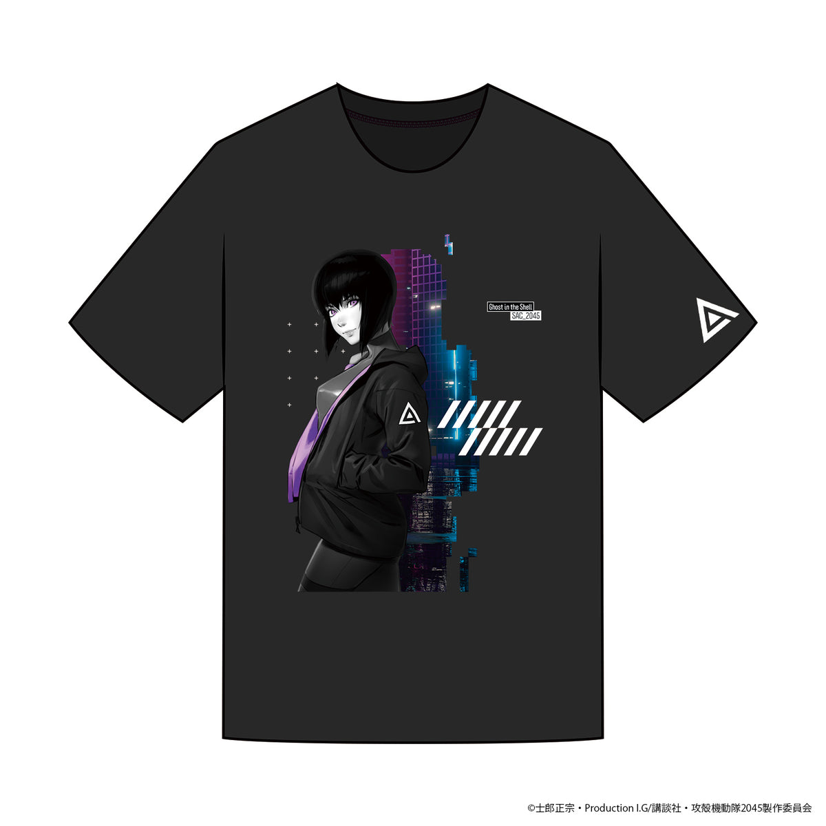 攻殻機動隊 SAC_2045』 Tシャツ ブラック - Tokyo Otaku Mode